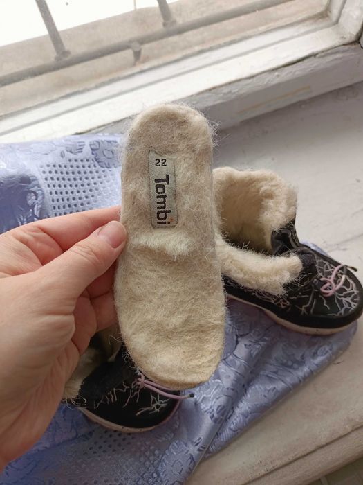 Зимние ботинки для девочки б/у