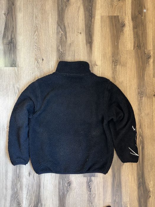 Karl Kani Sherpa Fleece Jacket - Signature Sleeve - XL - Streetwear