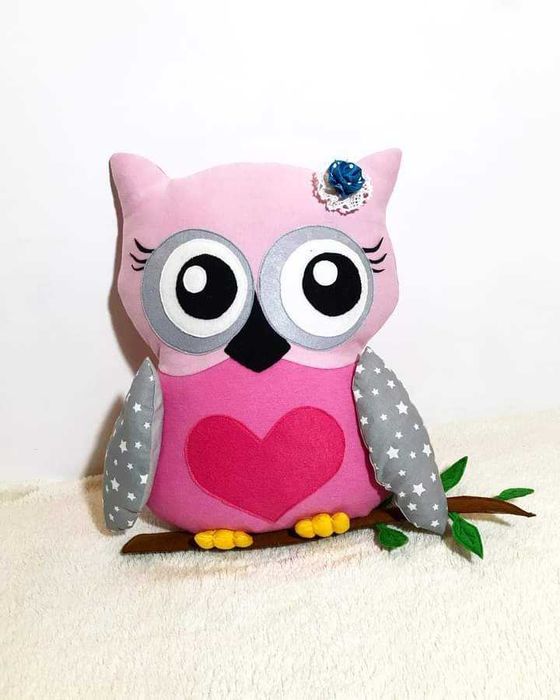 Детска играчка-възглавничка " Бухалче" , " Чудовището Бу", Еднорог