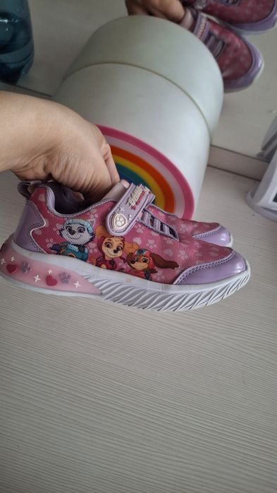 Sneakers/adidași fetițe Paw patrol cu luminițe 29