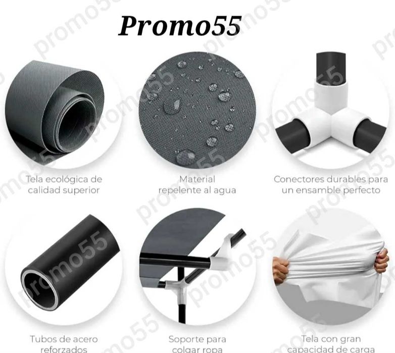 Текстилен триклирен гардероб, Органайзер за дрехи 130х175х45 см.