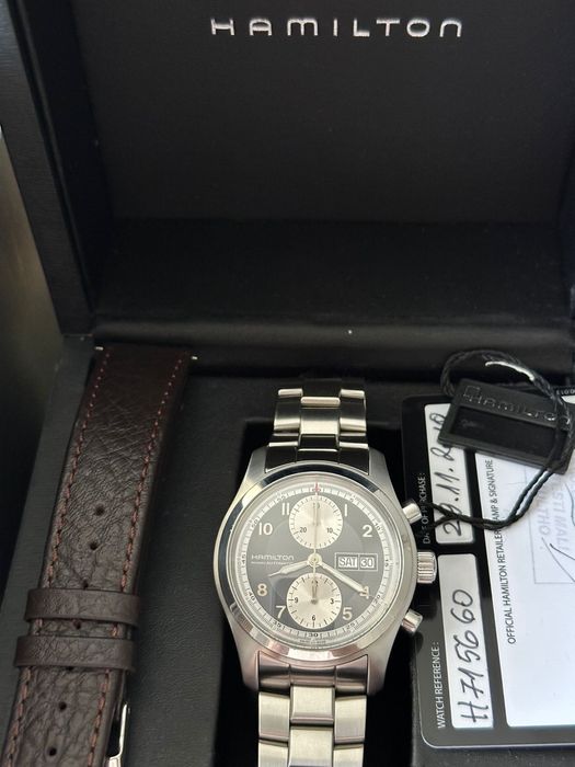 Vand ceas Hamilton Chronograph automatic, Day-date, 42mm, impecabil!