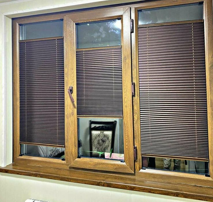 Жалюзи Плисе,горизонталные,комбо день и ноч