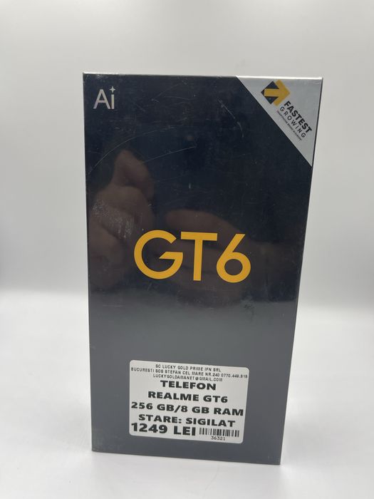 Realme GT6 256Gb/8Gb Ram SIGILAT !! GARANTIE/FACTURA #36321