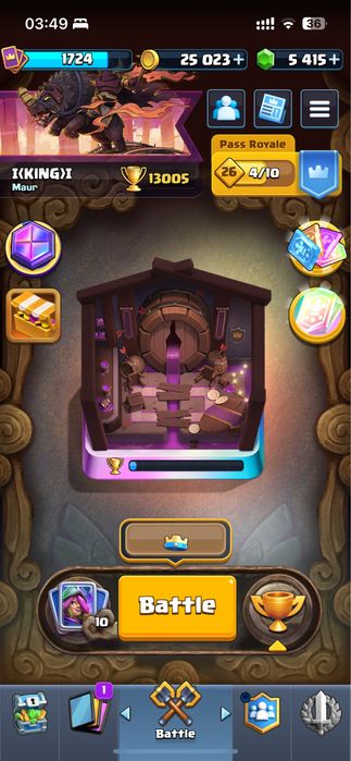 Аккаунт clash royal, 13000 кубков