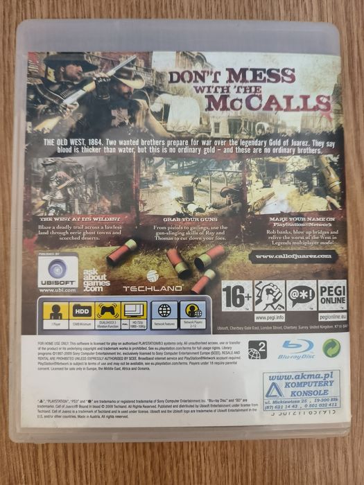 Joc CALL of JUAREZ pentru PS3