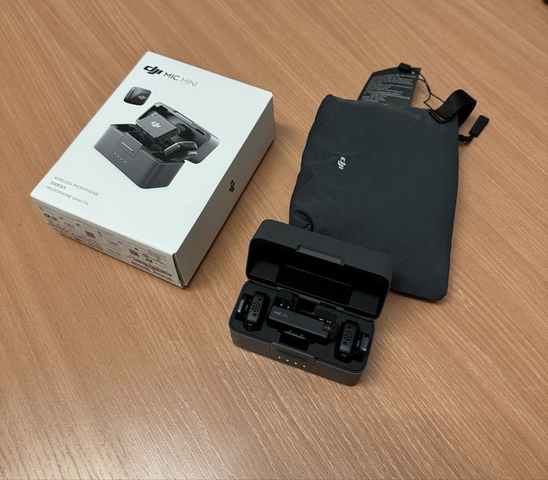 Микрофон DJI Mic Mini(2TX + 1RX + Charging Case) черный