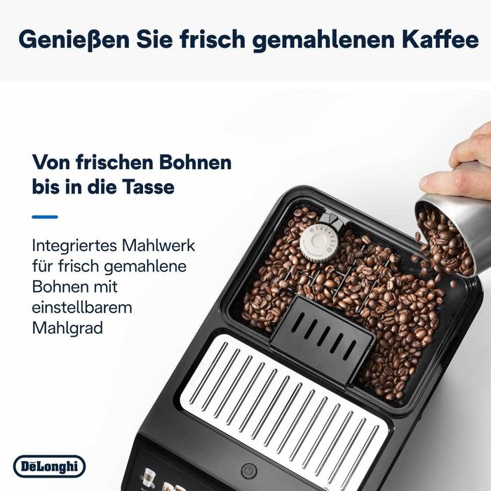 Кафеавтомат DELONGHI ELETTA ЕXPLORE ECAM450.65.G LATTECREMA HOT TECHNOLOGY 1800.00 ml АВТОМАТИЧНА КАПУЧИНО СИСТЕМА 19.00 bar, ОПЦИЯ ЗА МЛЯНО КАФЕ
