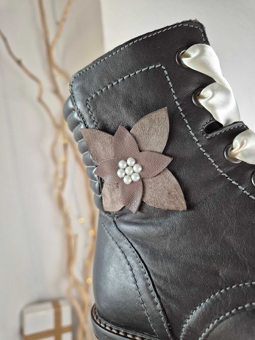 ghete piele naturală 37 custom