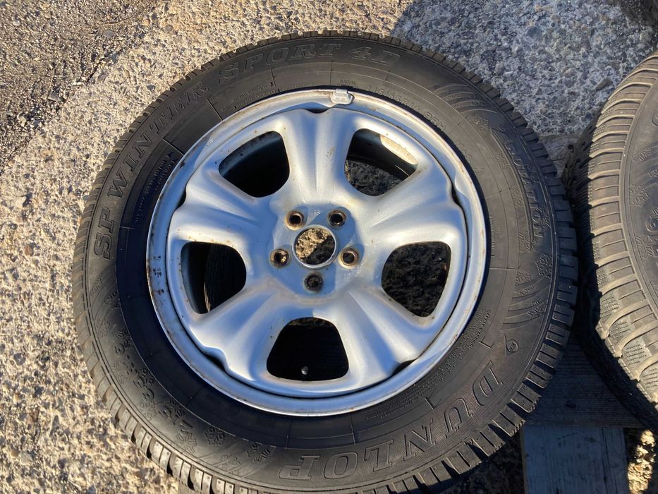 16 джанти 5х100 SUBARU Forester 215/65/16 Dunlop 2014г 5,5-6,5мм