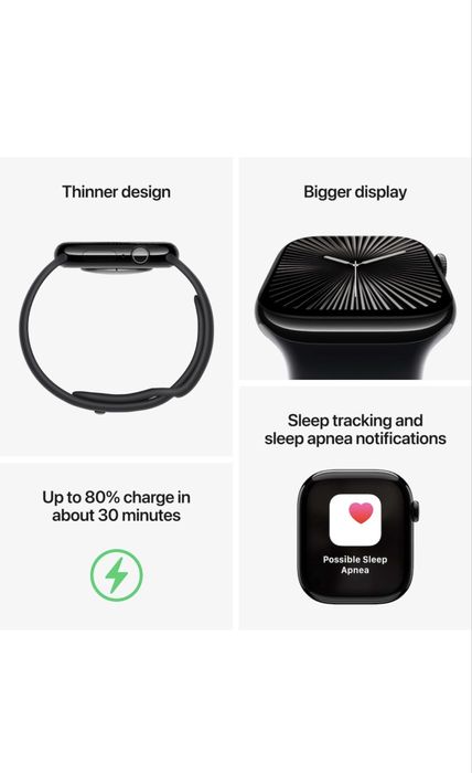 Apple iWatch 10 42mm Jet Black