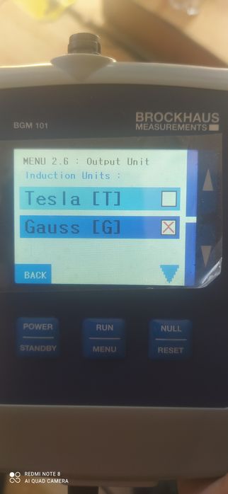 Gaussmetru Teslametru Brockhaus BGM101