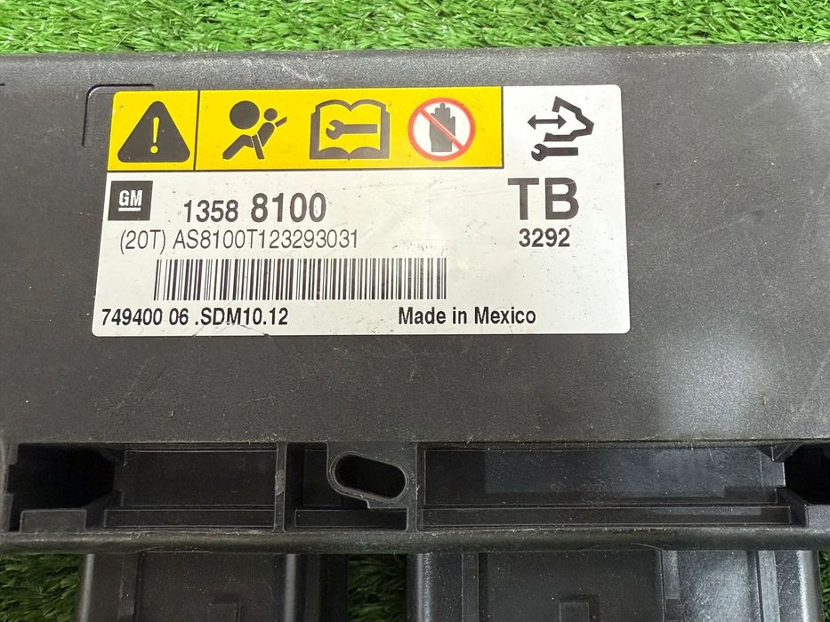 AIRBAG CALCULATOR (5 BUC.) OPEL ASTRA J 1.3 DIESEL 2011 2009-2014 / OPEL ANTARA 2.2 DIESEL 2016 2012-2017 / OPEL INSIGNIA T 2.0 DIESEL 2013 2008-2018 / OPEL INSIGNIA A 2.0 DIESEL 2011 2008-2018 COD OEM 13589833 13588100 13591287 13578320 13574896
