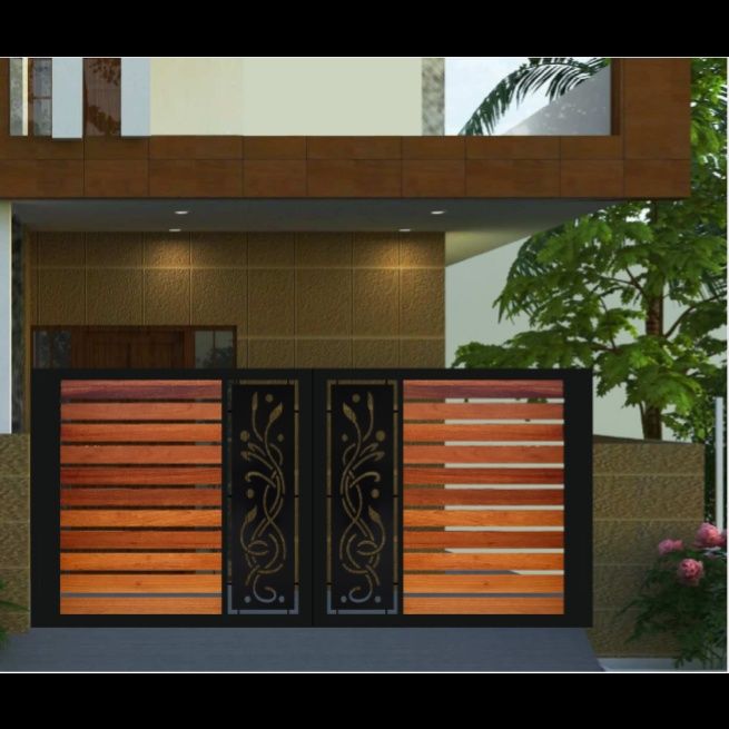 Garduri și porți din tablă decupata fer forjat Șipcă metalică