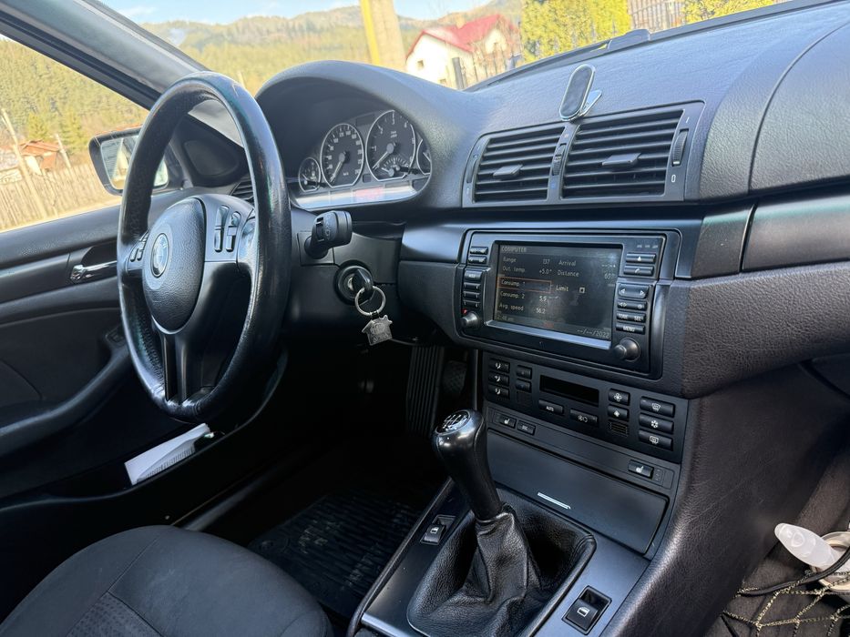 BMW Seria 3 E46 Facelift 2004 negru 2.0 diesel 150 CP 6+1 trepte Euro 4