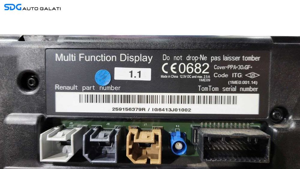 Unitate Radio Navi Navigatie Display Renault Captur 2012 - 2025 Cod 259156379R [LR2419]
