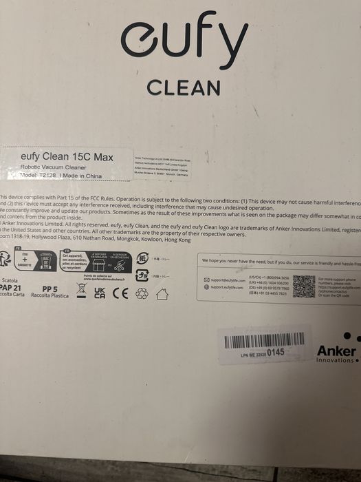 Robot aspirator eufy clean 15c max model t2128