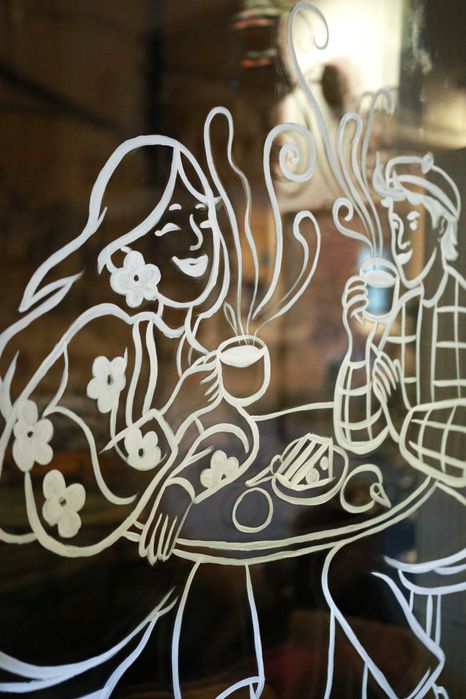 Pictura pe ferestre geamuri