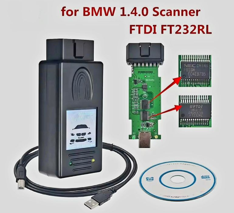 Професионален интерфейс за диагностика на автомобили, BMW Scanner 1.4.