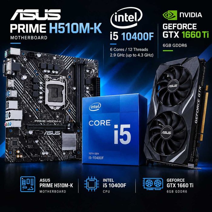 i5 10400f gtx 1660 - Sisteme PC & Gaming oferte online | OLX.ro
