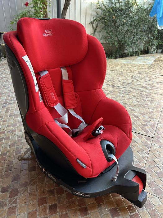 Scaun auto BRITAX ROMER Dualfix i-SIZE, 5 puncte, 0 - 18kg, rosu