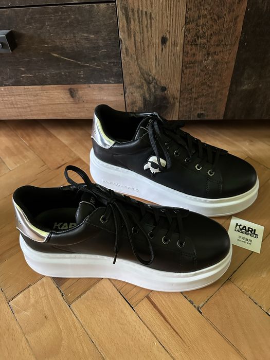 Оригинални кожени маратонки Karl Lagerfeld