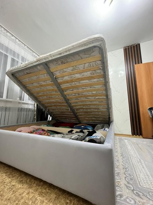 Кровать+матрас ортопедический