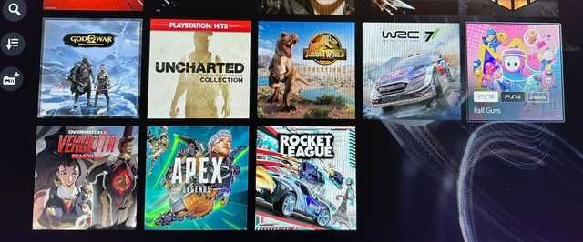 PS5 с Два Конролера, PSN ACCOUNT с 28 Игри и Годишен PS+