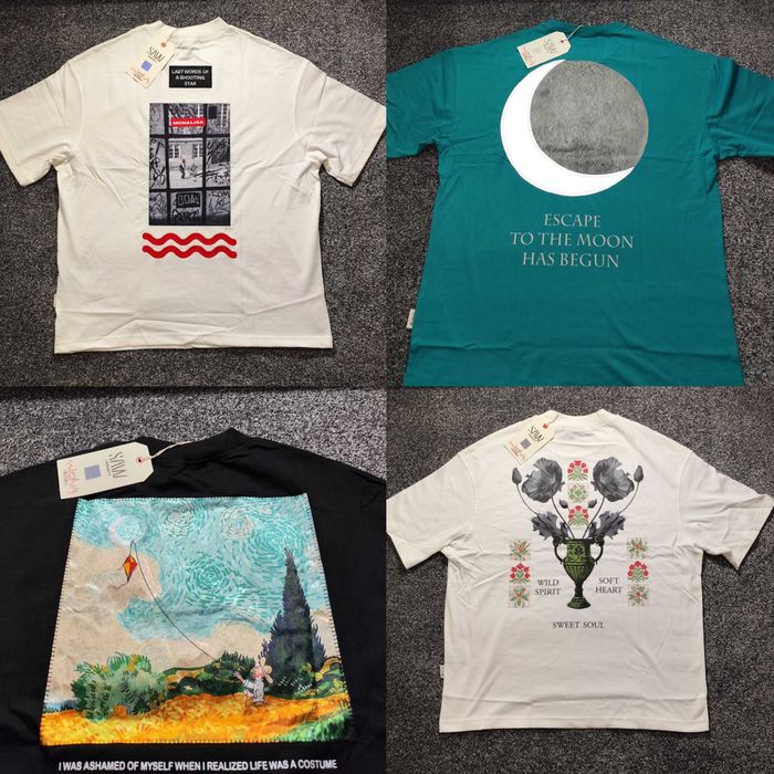 Нов топ модел тениска мъжка фланелка блуза SAW URBANITY памук лукс