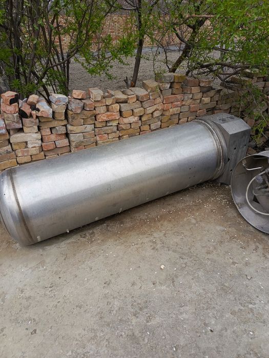 Газовый баллон из нержавейки для фур.