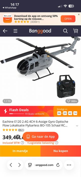 elicopter radiocomandat Eachine E120