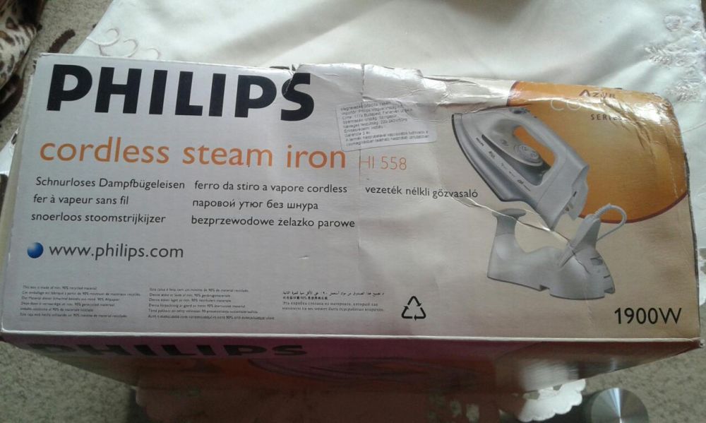 Fier de călcat philips cu aburi fara fir