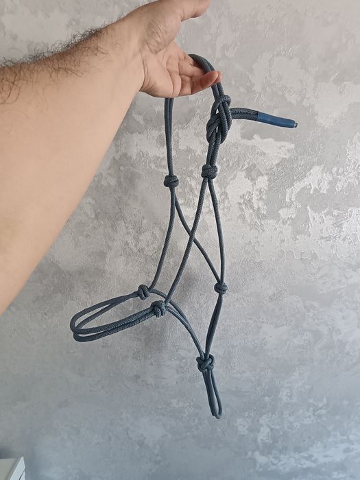 Жылқыға ноқта, Веревочный недоуздок