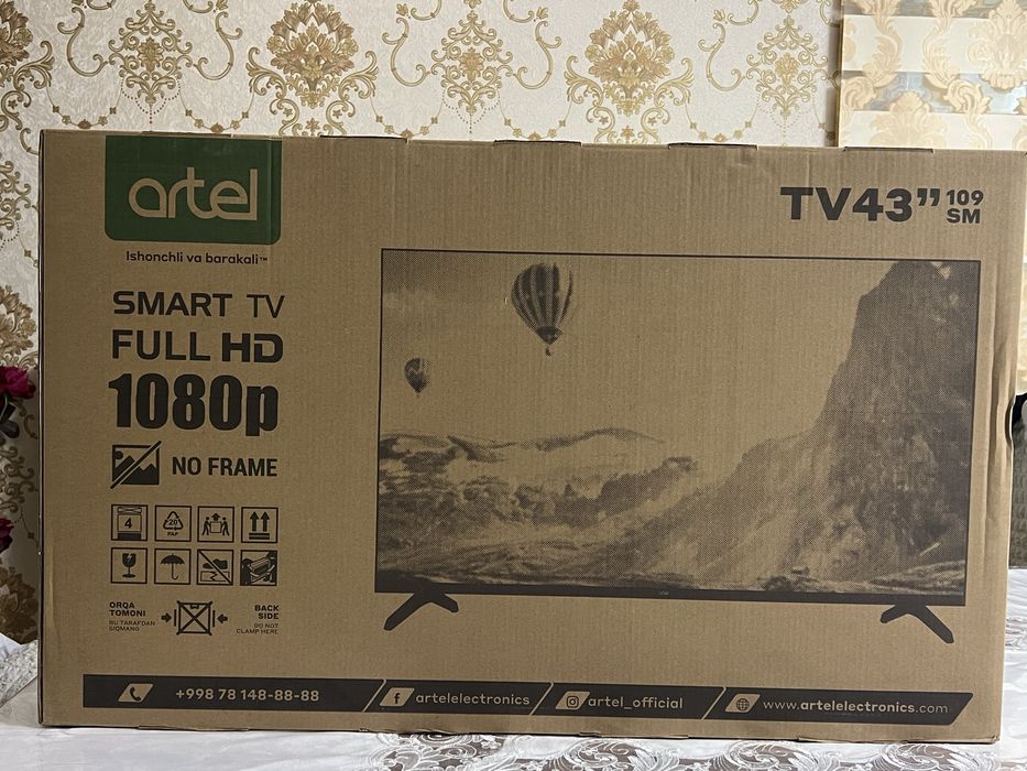Tv artel 43 smart yangi