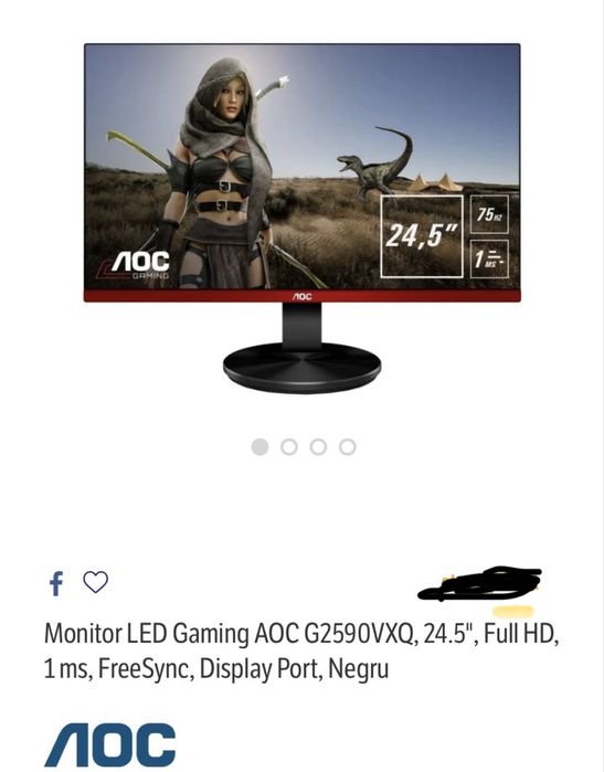 Monitor gaming AOC