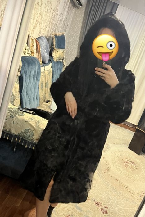 Шубка черный бриллиант