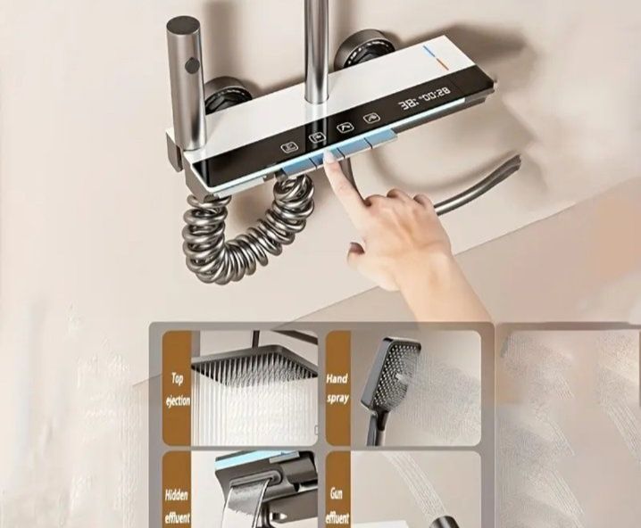 Дигитална душ система с LED дисплей