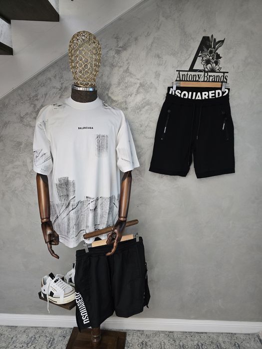 Tricouri diferite modele bărbați calitate premium velentino balenciaga