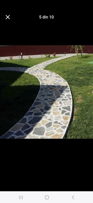 Piatra  naturala amenajari curti