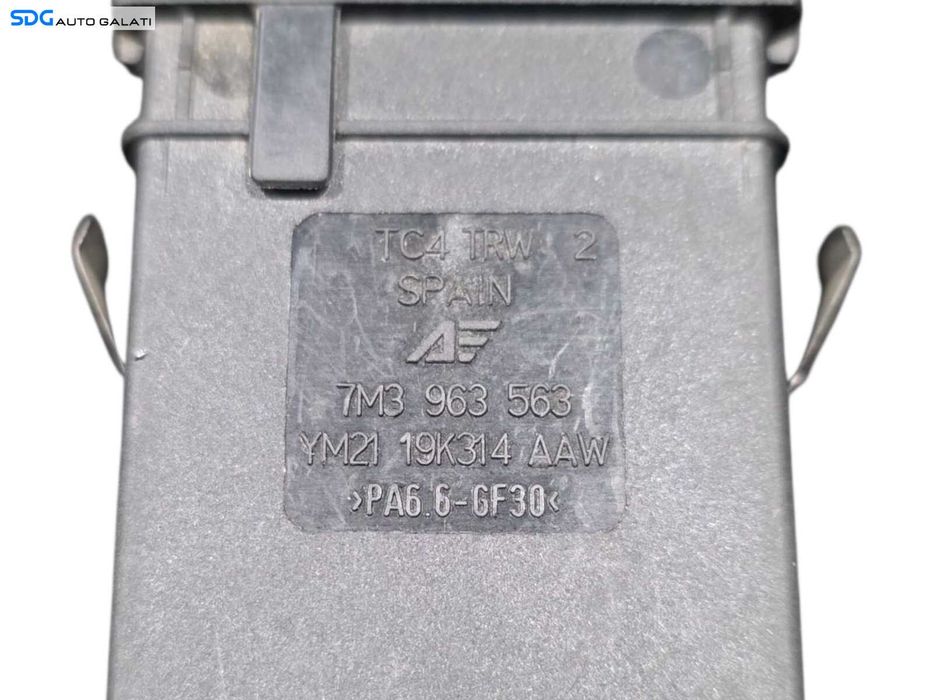 Buton Butoane Incalzire Scaun Scaune Volkswagen Sharan 1996 - 2010 Cod 7M3963563 [D0509]