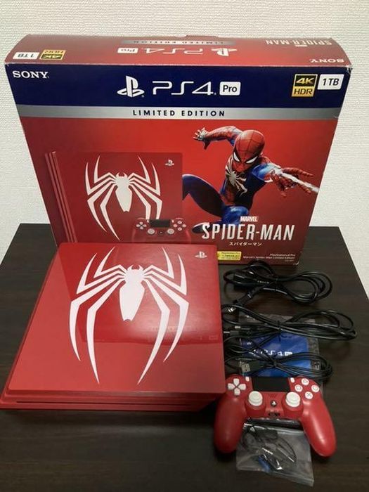 Play station 4 Pro spider-man edition limited 1TB