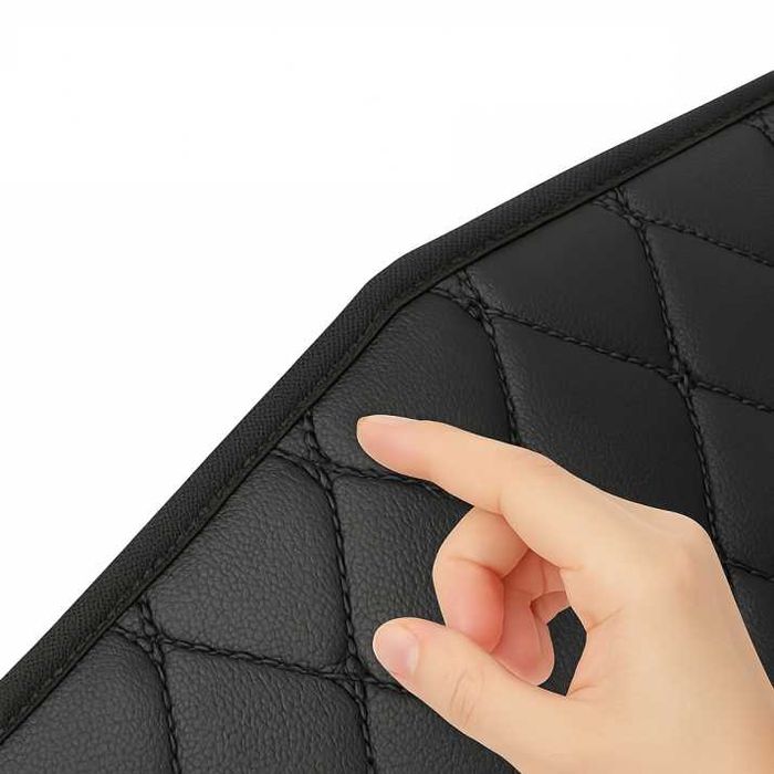 Черно с черно органайзер за багажник кутия за съхранение 40x30x30 см