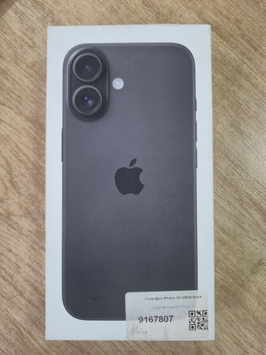Iphone 16 128gb черный