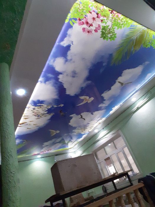 Натяжной Потолок Фаргона Натяжные Аксия Потолки Natyojnoy patalok Сех