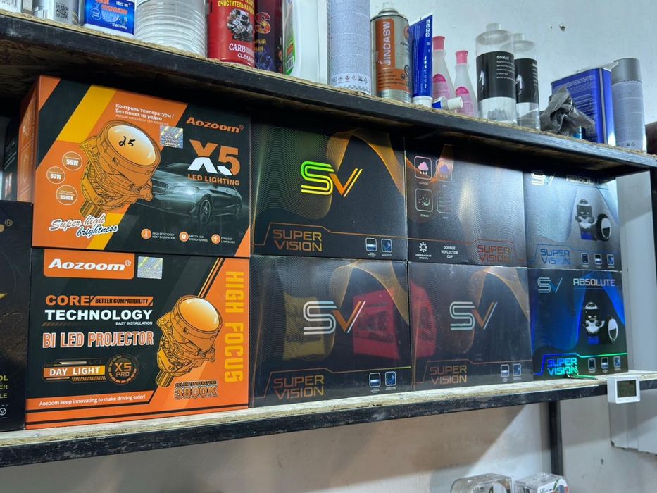 Установка би лед линз