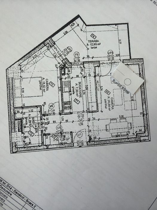 Proprietar - Vand apartament cu 2 camere si gradina proprie in Marasti Cluj