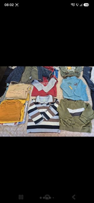 Lot haine baietel 80-86