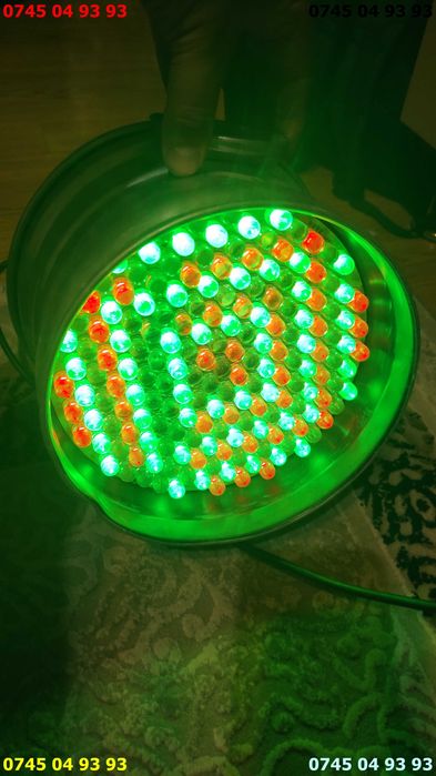 proiector stroboscop la 220v cu leduri carcasa metalica cu proba