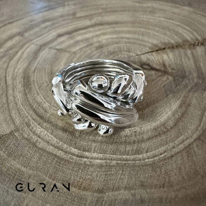 Перстень-головоломка «Шах» 925*, 0-0-12