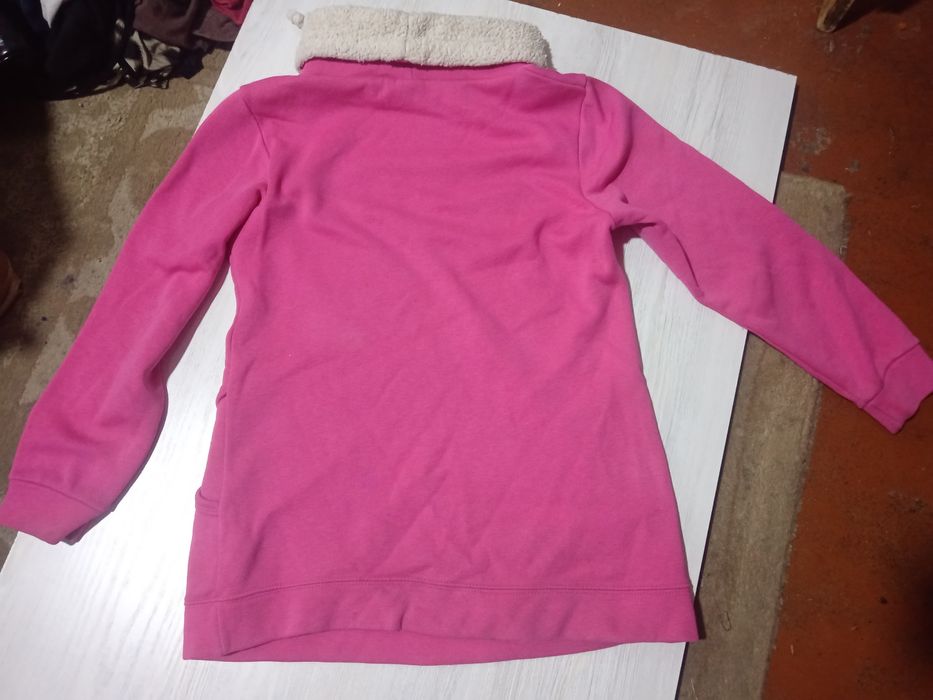 Розовая тёплая кофта